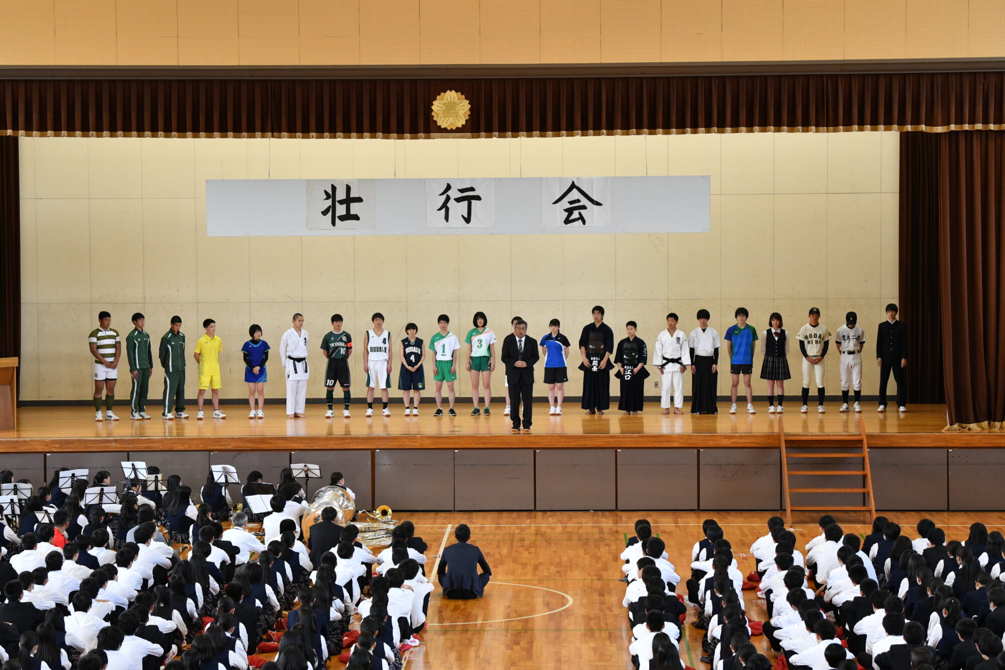 運動部壮行会を実施 東京農業大学第二高等学校 運動部壮行会を実施 東京農業大学第二高等学校