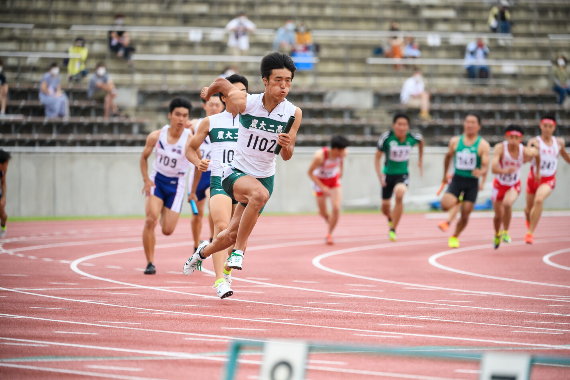 【祝】インターハイ陸上男子100m 優勝 栁田君 東京農業大学第二高等学校 【祝】インターハイ陸上男子100m 優勝 栁田君 東京農業大学第二高等学校